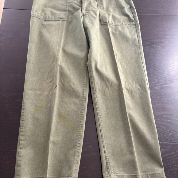 Vintage Mens US Army Green Trousers Size 33 X 28.5 - Picture 6 of 7